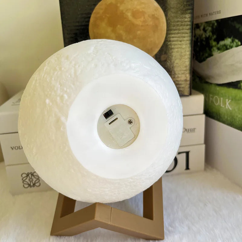 Luminária Lua Encantada – Mini Lua Atmosférica🌕