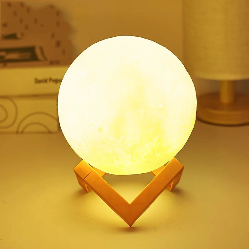 Luminária Lua Encantada – Mini Lua Atmosférica🌕