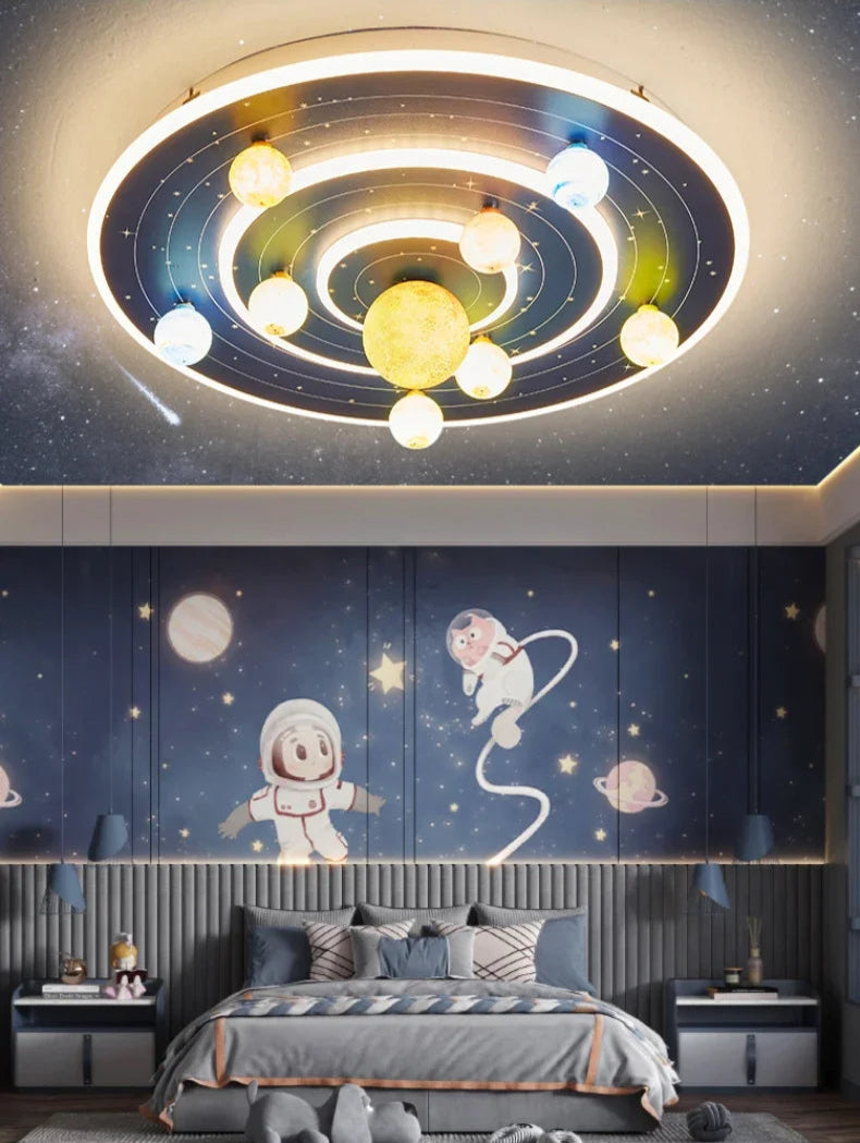 Luminária de Teto Atmosférica Peça Moderna e Aconchegante com 3 Velocidades para Quartos e Hotéis. / Peça Premium Modelo de Luxo.