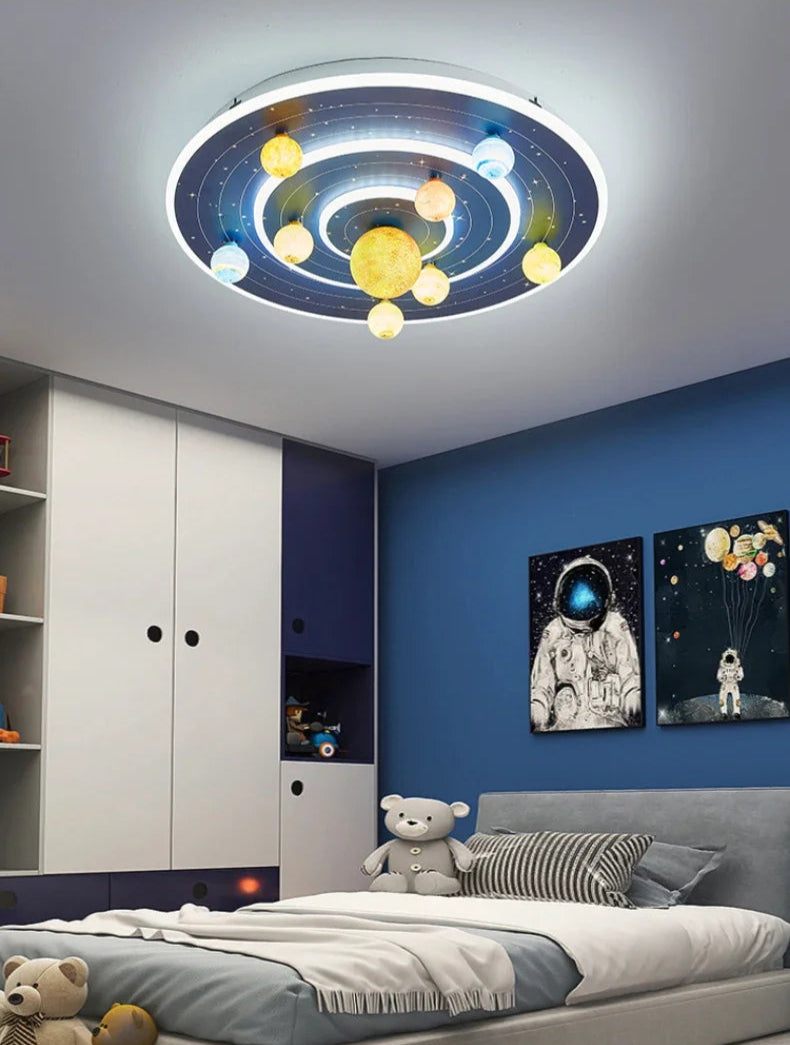 Luminária de Teto Atmosférica Peça Moderna e Aconchegante com 3 Velocidades para Quartos e Hotéis. / Peça Premium Modelo de Luxo.