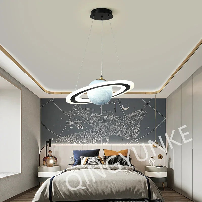 Luminária Premium de Acrílico Planeta Atmosférico para Salas, Escritórios, Quartos e Hotéis / Peça Premium Modelo de Luxo.