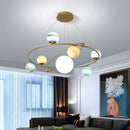 Planetas Atmosféricos de LED pra Sala de estar, Quartos e Hotéis / Peça Banhada a Ouro Modelo de Luxo para Pessoas Exigentes.