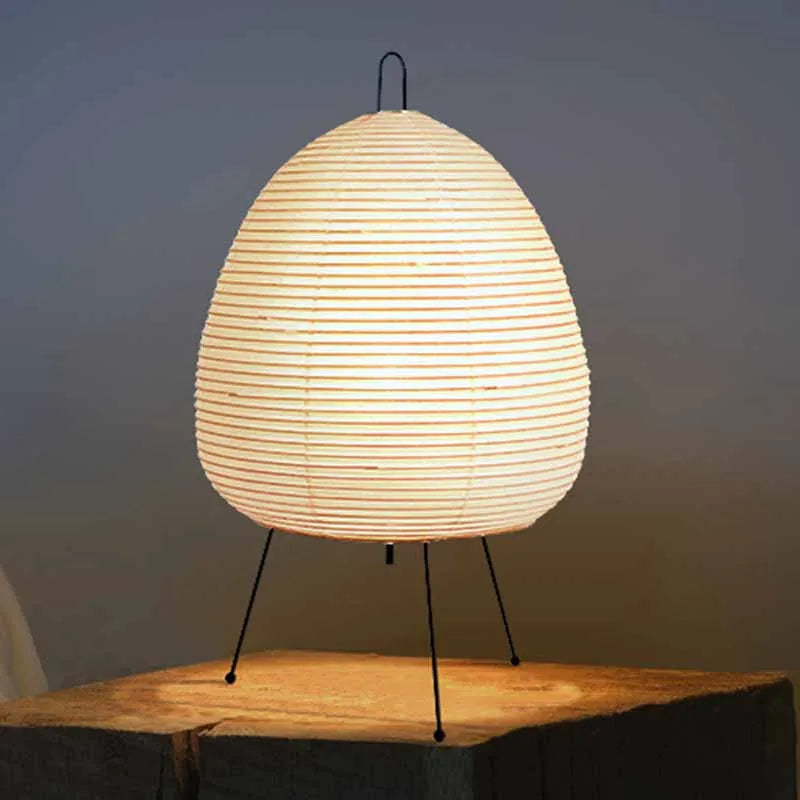 🏮Candeeiro Japonês Zen – Luminária Atmosférica de Mesa🏮