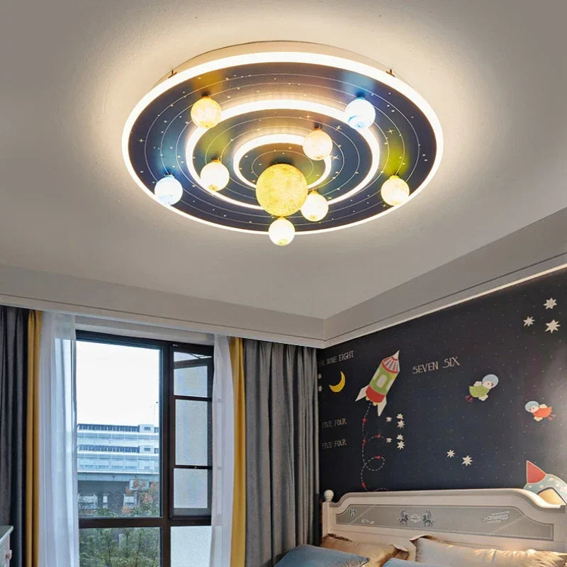 Luminária de Teto Atmosférica Peça Moderna e Aconchegante com 3 Velocidades para Quartos e Hotéis. / Peça Premium Modelo de Luxo.