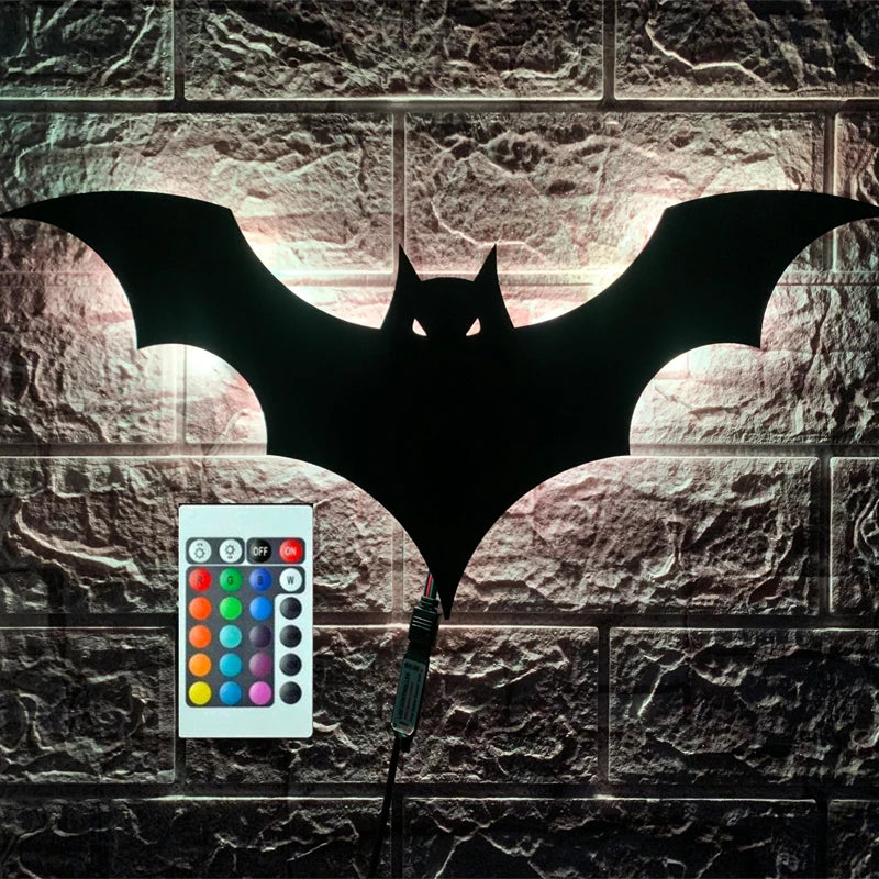 Neon Batman - Luz de LED Noturna.