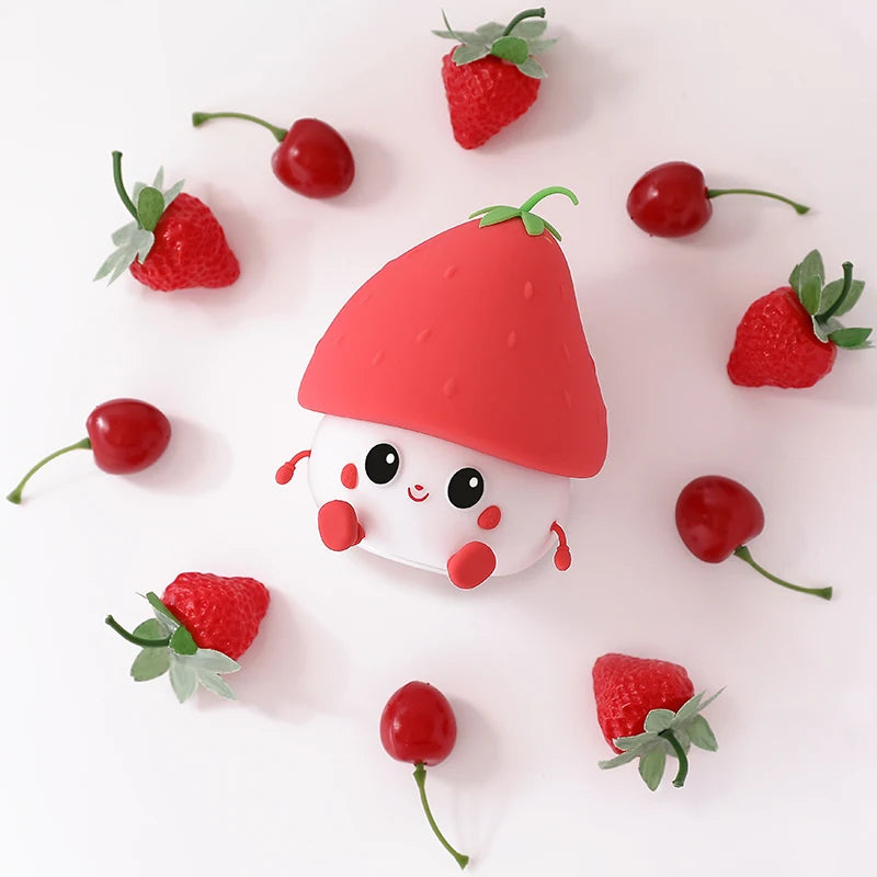 🍓Moranguinho Exclusivo de Silicone - Sensível ao Toque. - Recarregável Tipo C.🔋