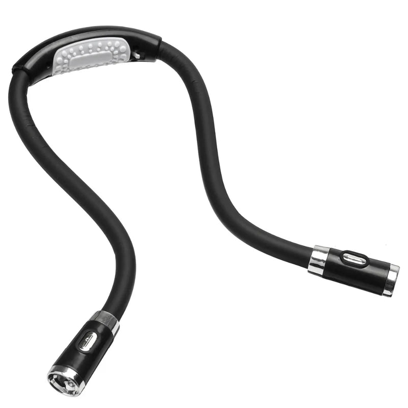 🔦 Lanterna de Pescoço Flexível – Iluminação Sem as Mãos 🙌🏻 .