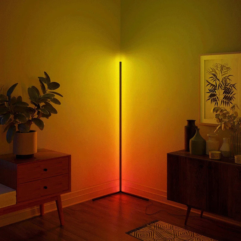 Candeeiro Moderno inteligente RGB com sincronização de música.🔊