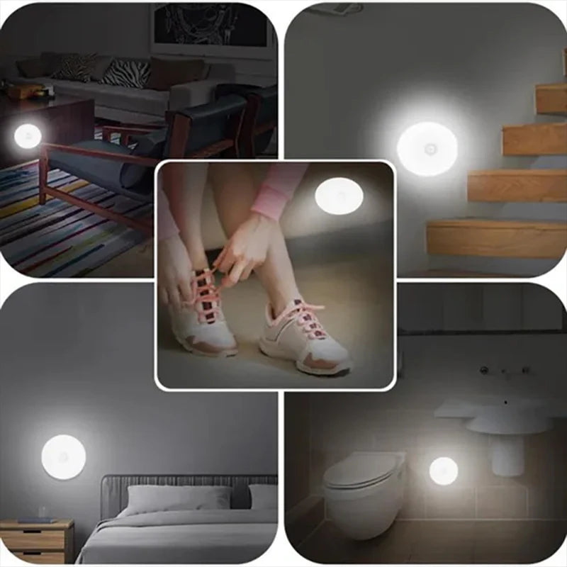 💡6 LED com Sensor de Movimento / Recarregável🔋