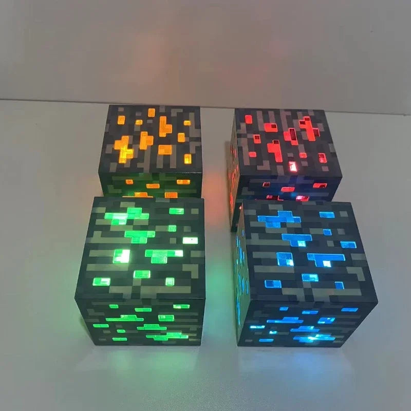Luminárias Infantil de LED Recarregável Tipo C.🔋 - MINECRAFT ⛏💎