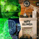 Teia de Aranha Artificial Luminosa Decoração de Halloween