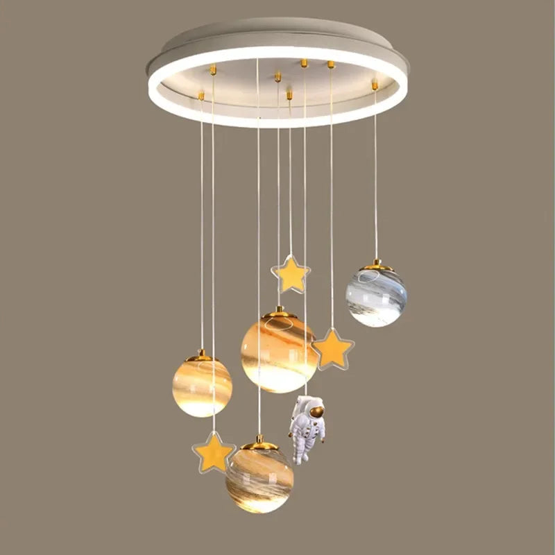 Lustre de Teto Premium Infantil estilo Atmosférico para Quartos, Salas e Hotéis / Peça Premium Modelo de Luxo.