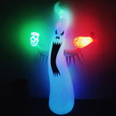 Luminous Inflatable Ghost Halloween Decoration Remote Control Flashing Ghost Horror Outdoor Courtyard Haunted House Party Props