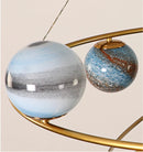 Planetas Atmosféricos de LED pra Sala de estar, Quartos e Hotéis / Peça Banhada a Ouro Modelo de Luxo para Pessoas Exigentes.