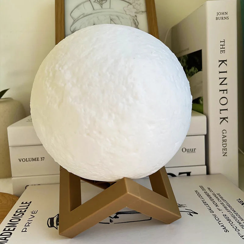 Luminária Lua Encantada – Mini Lua Atmosférica🌕