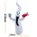 Luminous Inflatable Ghost Halloween Decoration Remote Control Flashing Ghost Horror Outdoor Courtyard Haunted House Party Props
