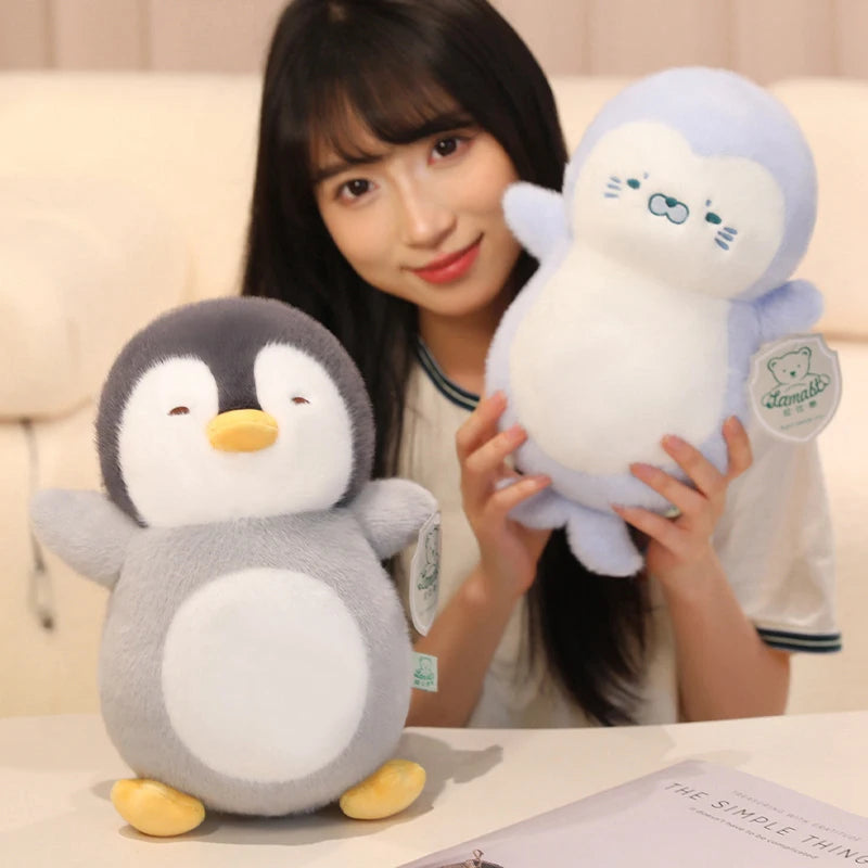 🐧Pinguins de Pelucia com Respiração - Alívio para Ansiedade e Noites Mal Dormidas.💤