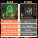 Neon de Alíen - Luz de LED Noturna.