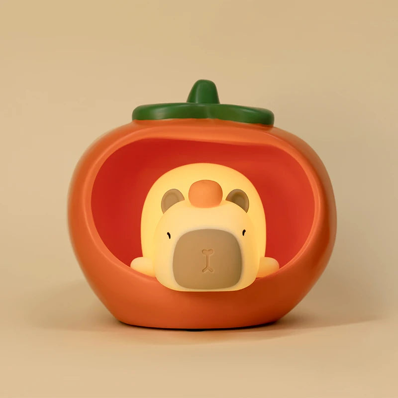 🦦Capivara de Silicone Luminária de LED Sensível ao Toque. - Recarregável Tipo C.🔋