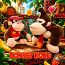 Donkey Kong & Diddy Kong - Pelúcias Nostálgicas