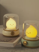 🌜 Mini Luminária Gotinha Encantada – Noite Iluminada - Recarregável Tipo C.🔋