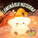 ⭐️Estrelinha de Silicone -3 Níveis de Brilho - Sensível ao Toque - Recarregável Tipo C.🔋