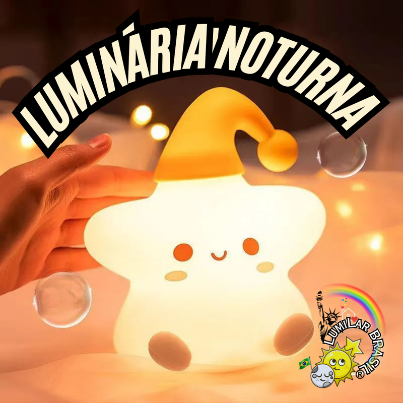 ⭐️Estrelinha de Silicone. - Recarregável Tipo C.🔋